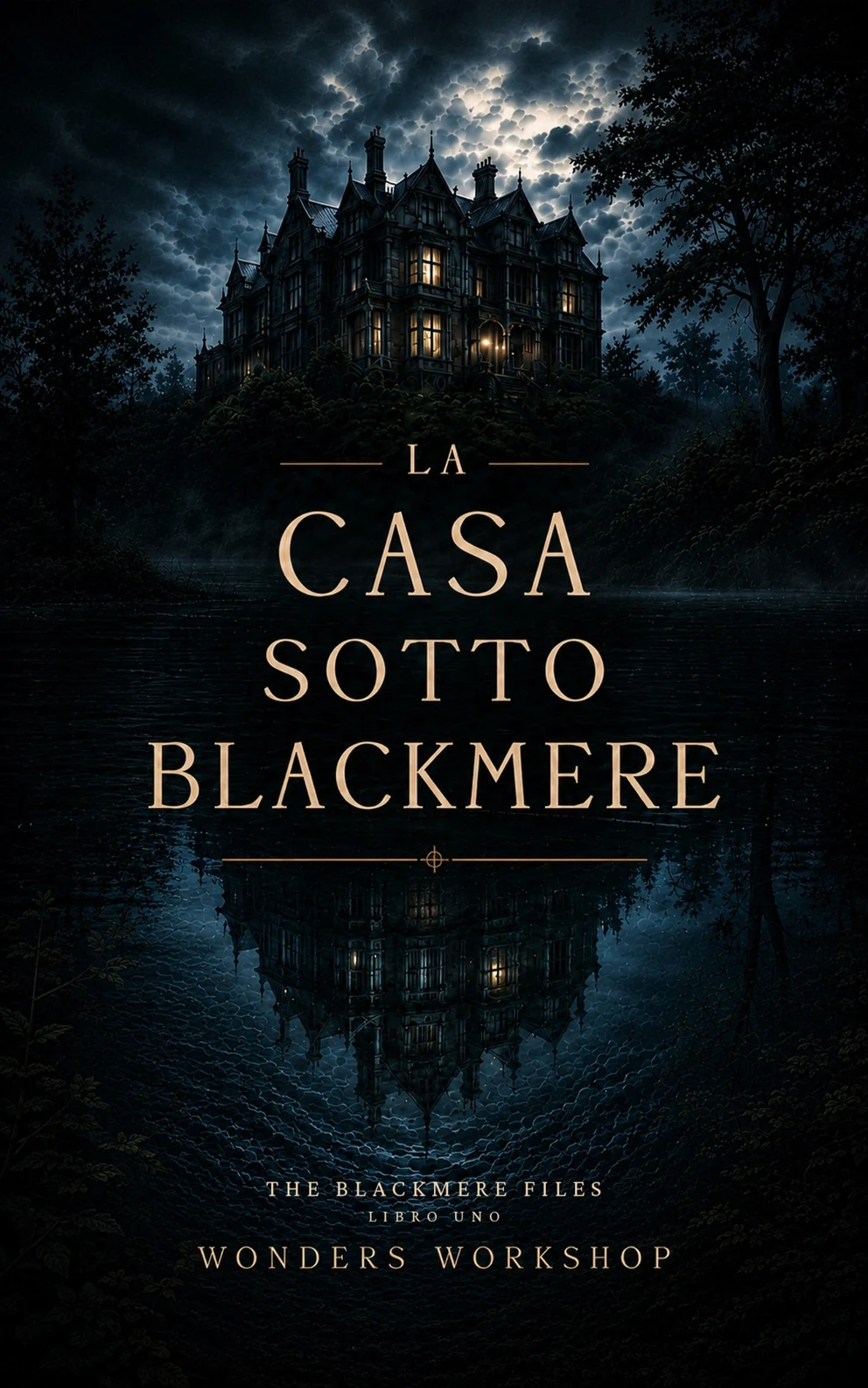 Copertina ufficiale italiana di La casa sotto Blackmere