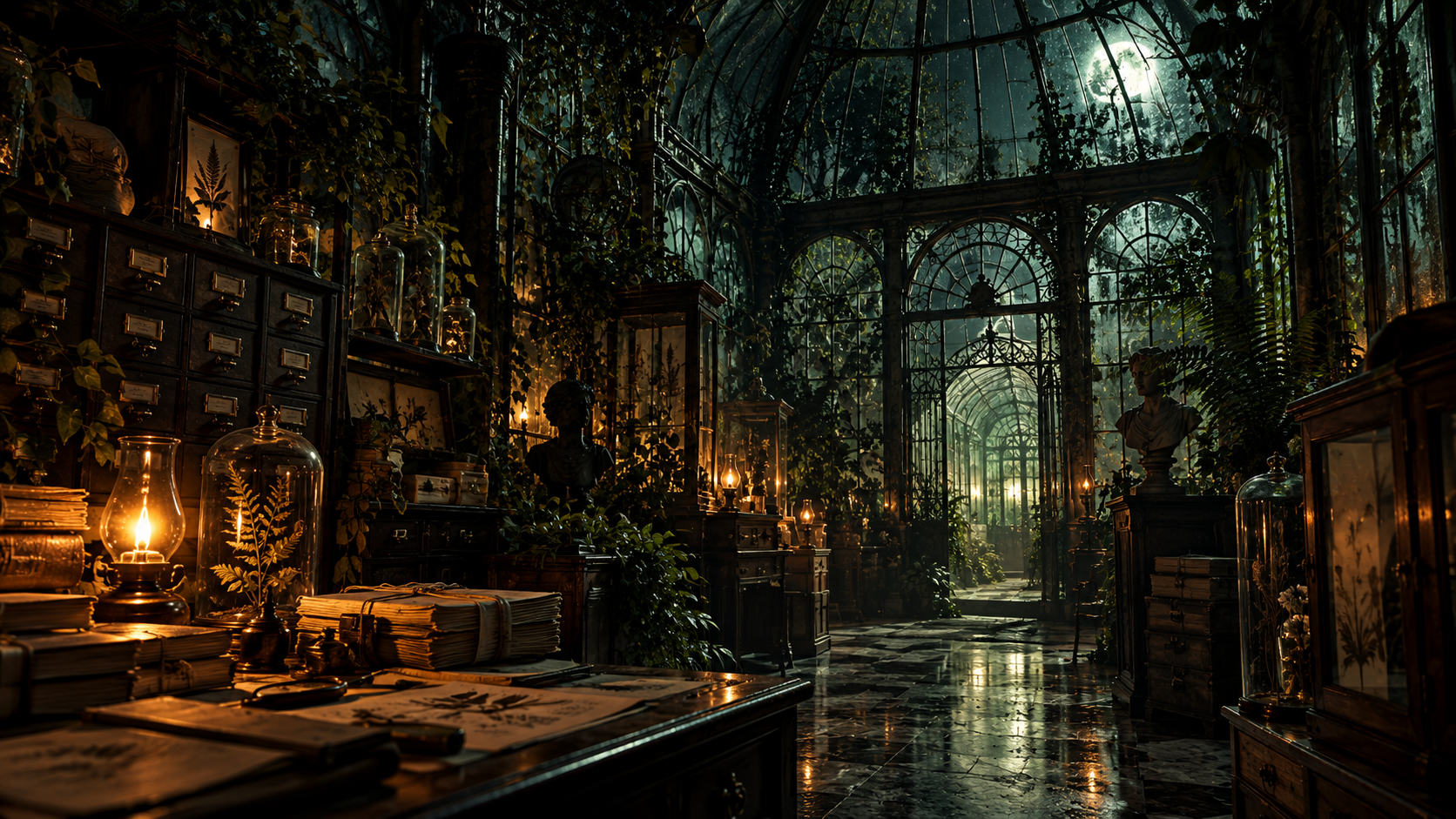 The Archive Under Glass conservatory archive