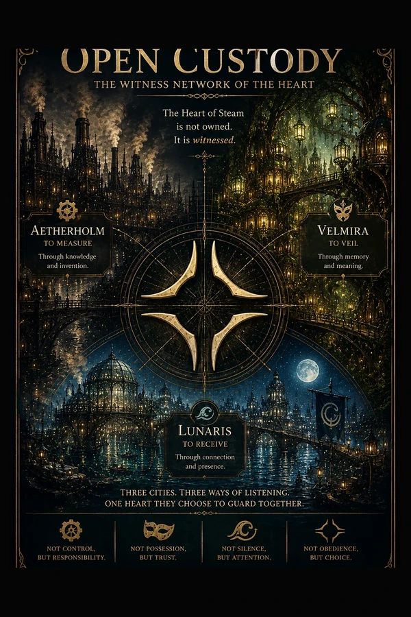 Open Custody poster from the Heart of Steam Heart Archive