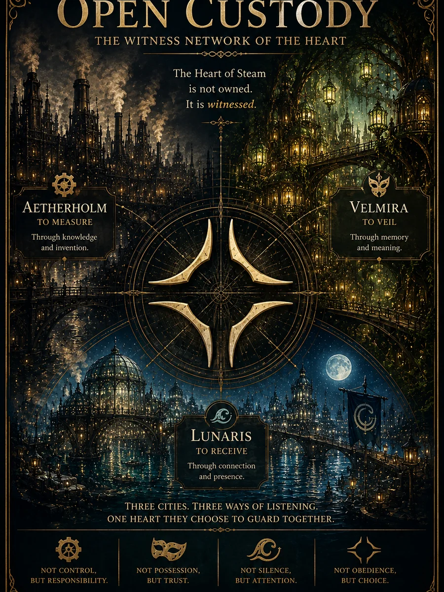 Open Custody poster from the Heart of Steam Heart Archive