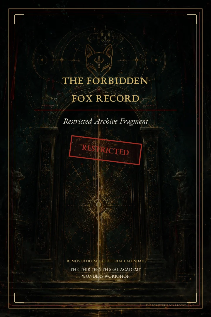 Cover of The Forbidden Fox Record