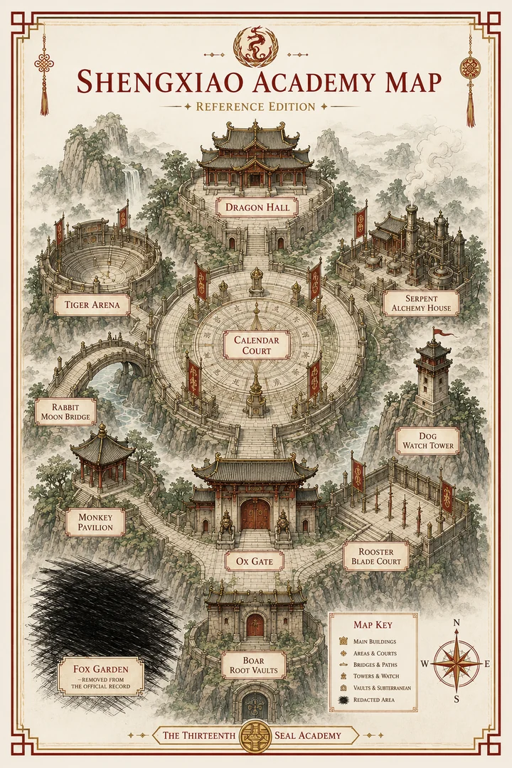 Reference Edition of the Shengxiao Academy Map