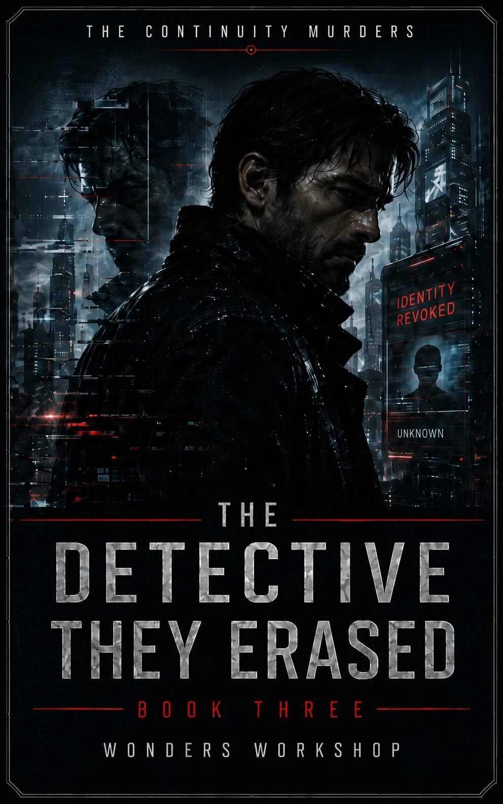 The Detective They Erased — official cover