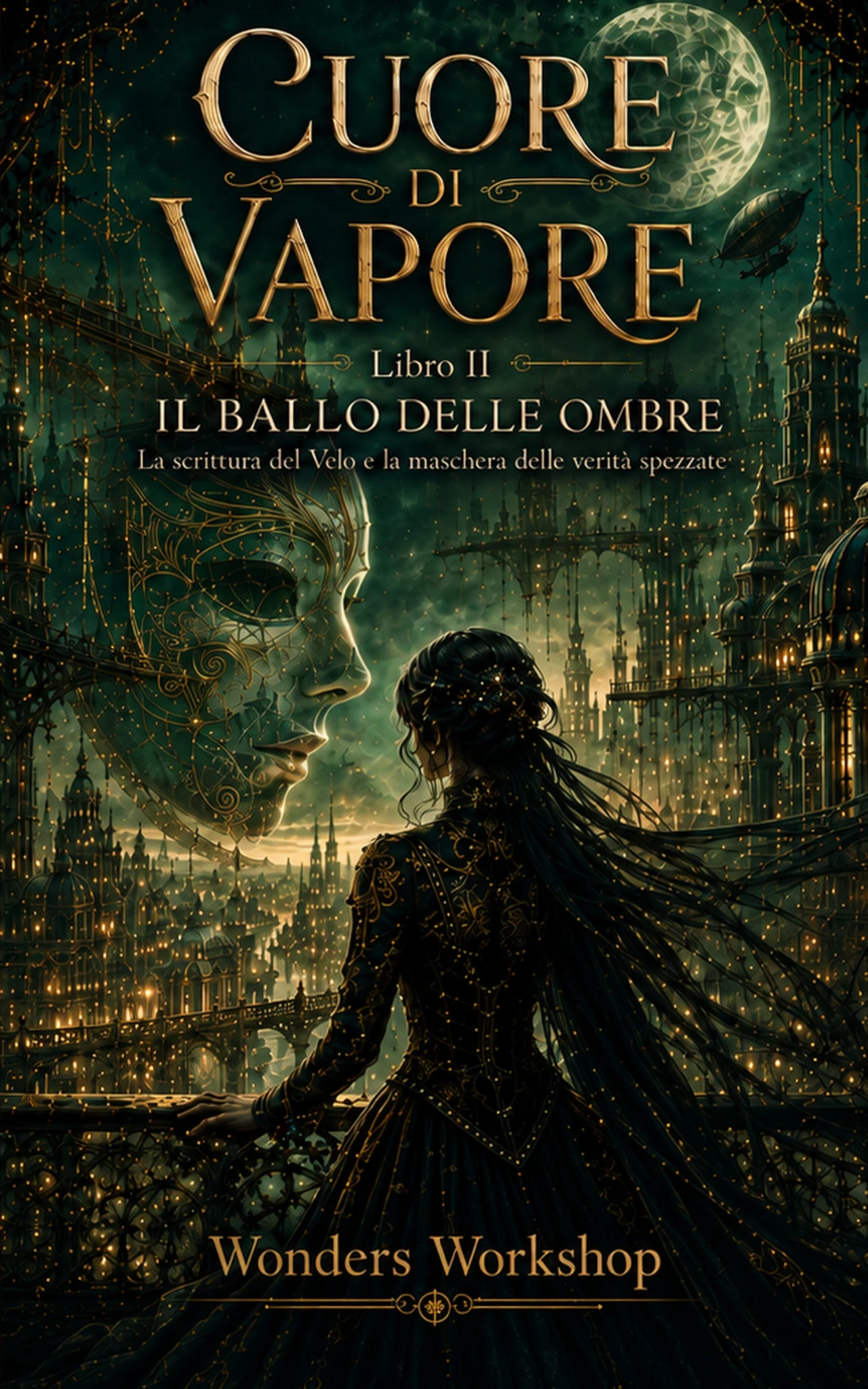 Copertina del libro Cuore di vapore: Il ballo delle ombre