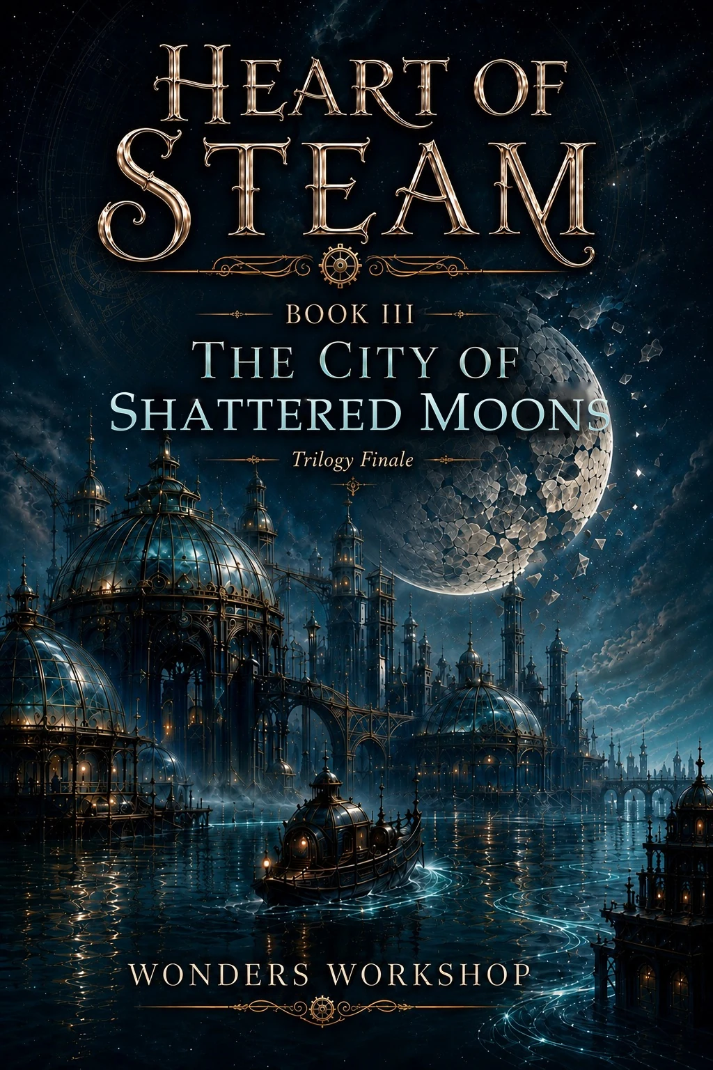 Heart of Steam Book Three: The City of Shattered Moons cover
