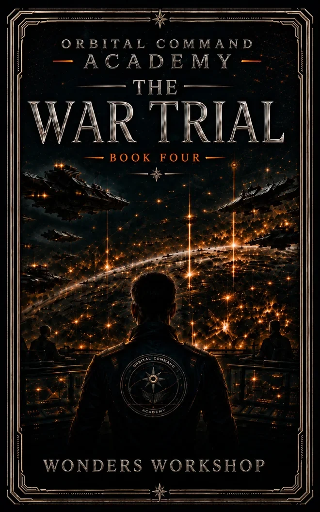 Cover of The War Trial, Book Four of Orbital Command Academy