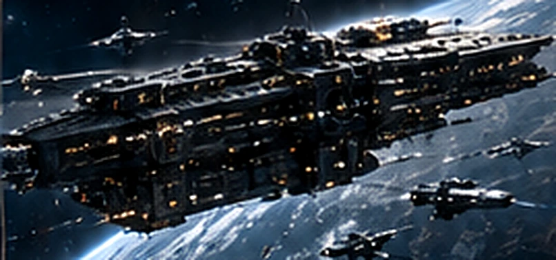 ACV Iron Vow: heavy enforcement vessel in orbit