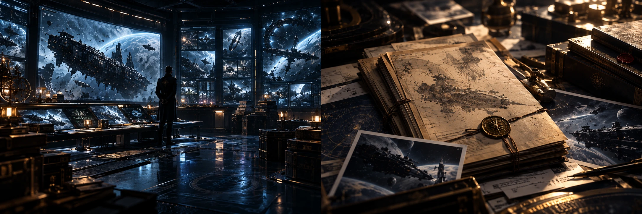 Declassified fragments archive scene
