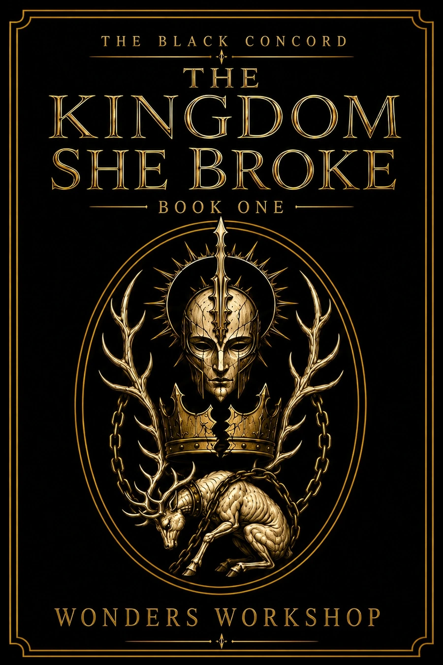 Original cover of The Kingdom She Broke, book one