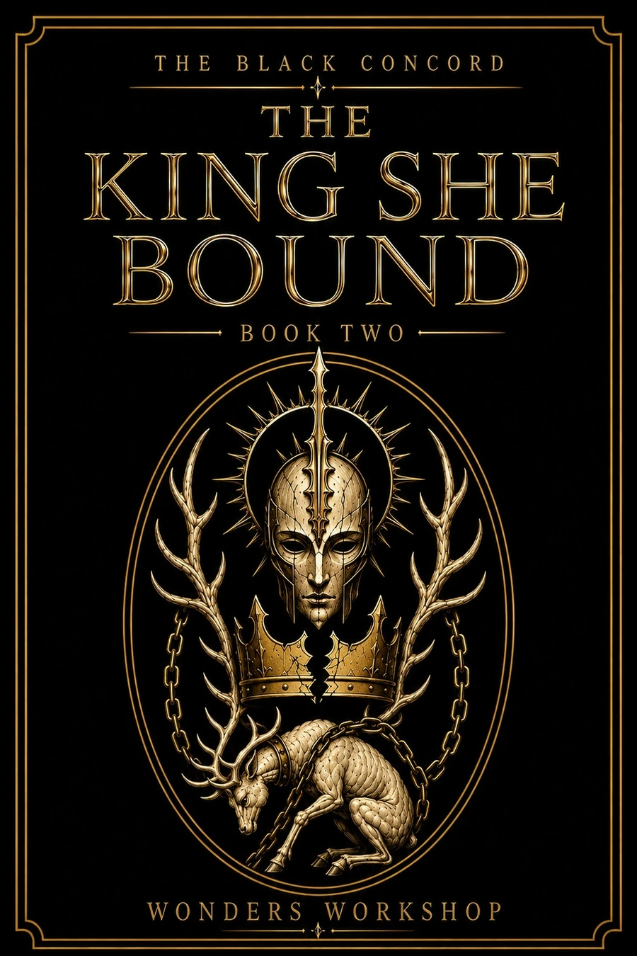 Original cover of The King She Bound, book two