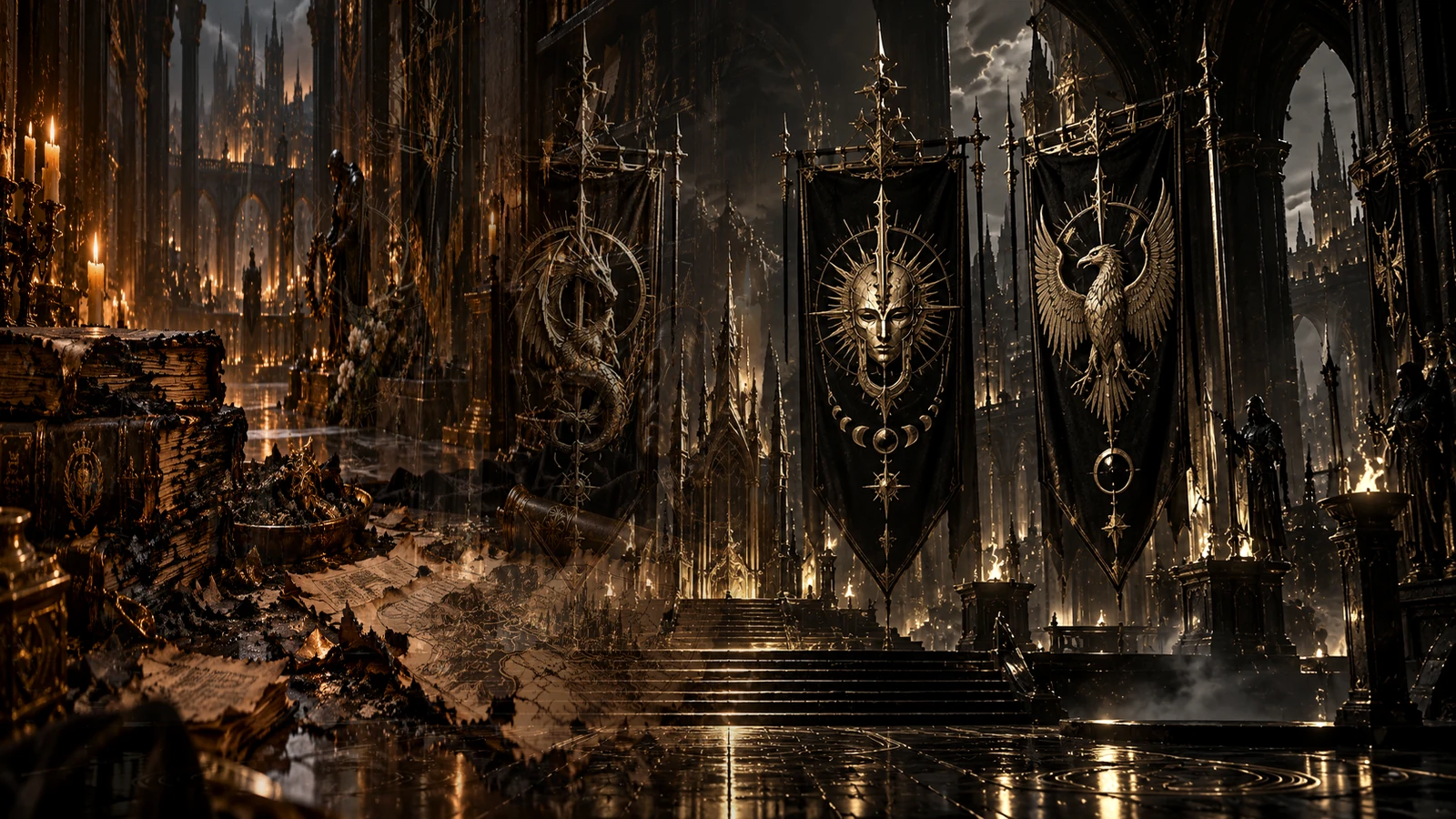 A secluded gilded chamber for the Veyr blood economy