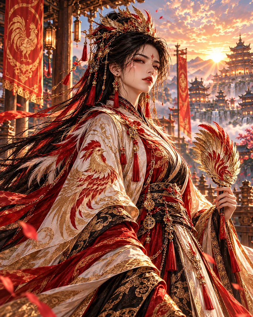 New illustrated portrait concept for Ji Mingxia