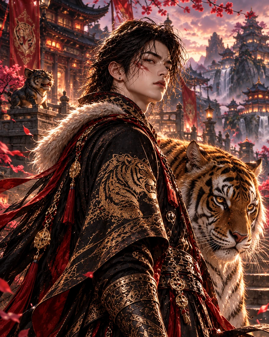 New illustrated portrait concept for Zhao Huan
