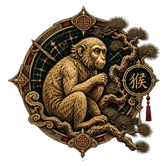 Monkey Seal — illustrated crest